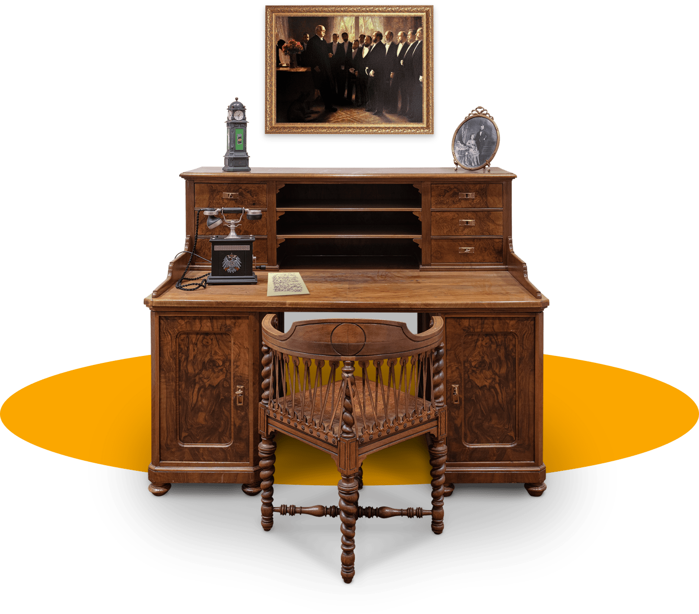 Image of a desk Image of a desk