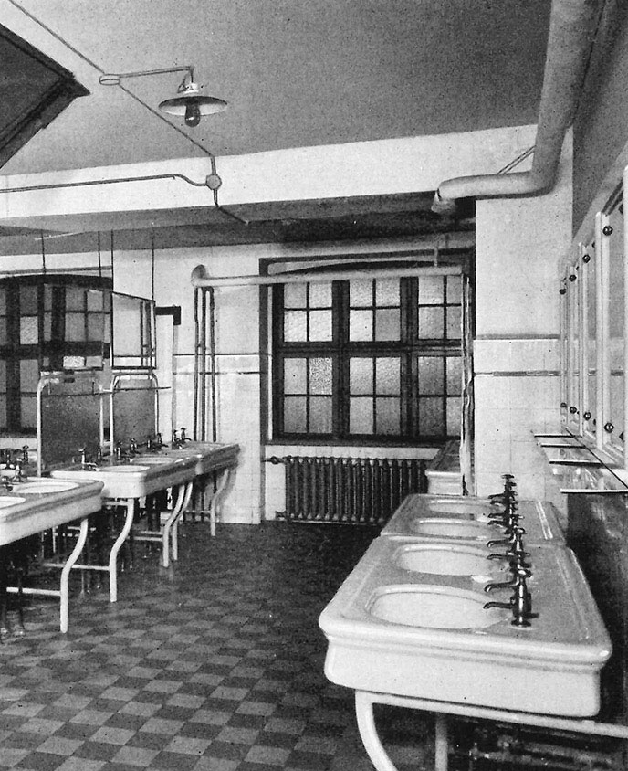 Washroom for employees