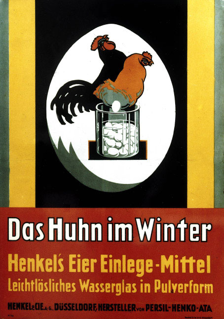 Huhn im Winter